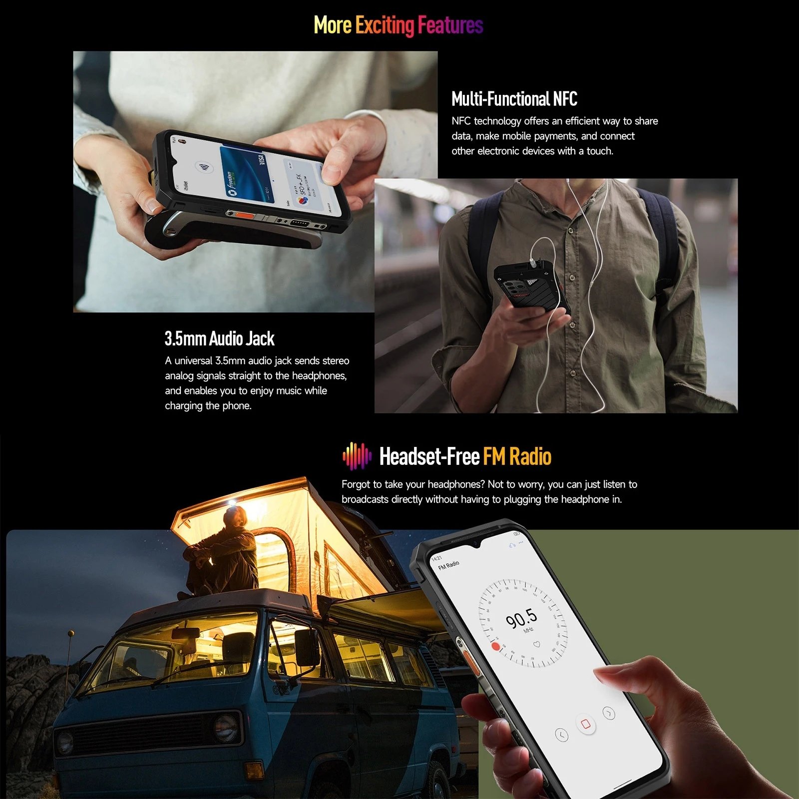 Ulefone Power Armor 18T Ultra 5G mobile phones 3g&4g smartphone 6.58" smart phone 5g smartphone 66W108MP 24GB 512GB Rugged Phone